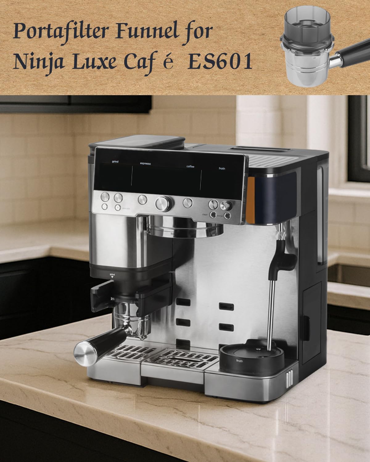 Amazon.com: Portafilter Funnel for Ninja Espresso Machine ES601